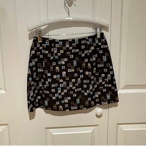 90s Accomplice funky mini skirt